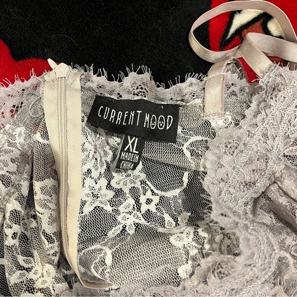 Current Mood x Dolls Kill - BLIND INTUITION MAXI DRESS - GRAY - Picture 5 of 6